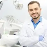 smiling male dentist